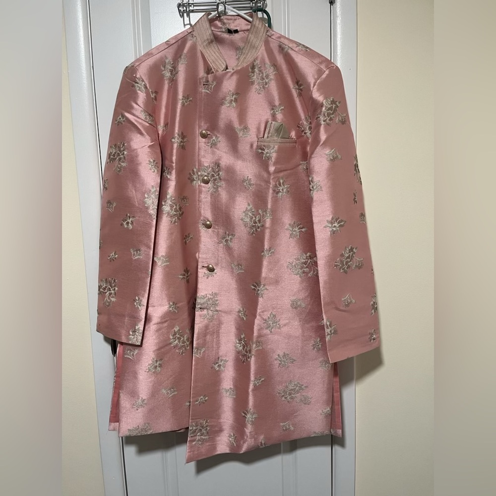 Pink Sherwani